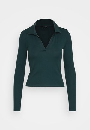 Monki Top s dlhým rukávom - green