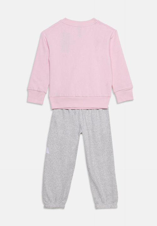 adidas BLOCK LITTLE UNISEX SET - Tracksuit - clear pink/white — foto 2