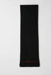 MONOGRAM EMBROIDERED SCARF - Huivi - black