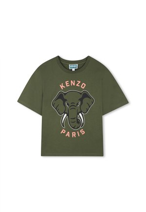 PRINTED - T-shirt imprimé - vert kaki