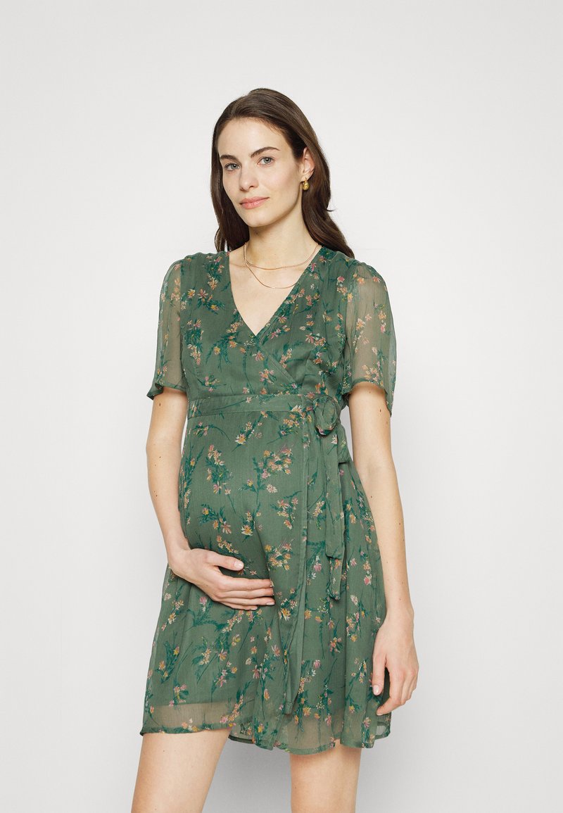 ESPRIT Maternity Damen Dress Wvn Ls Kleid Produktbild-Vorschau 3