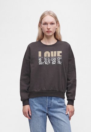 ONLY, ONLTAMMIE LEO PRINT O NECK - Sudadera - phantom