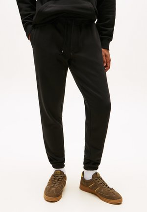 Tommy Jeans FLAG - Tepláky - black