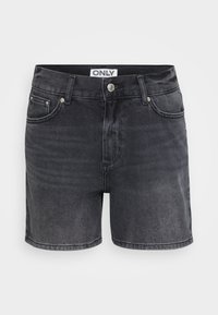 ONLELLA TAI - Jeansshorts - washed black