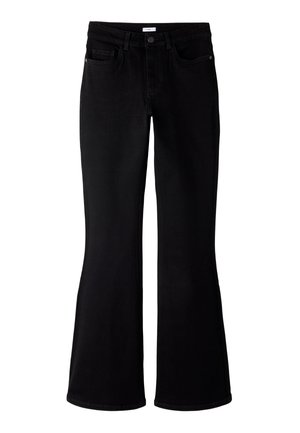 TWO SOON MID WAIST - Blugi evazați - black denim