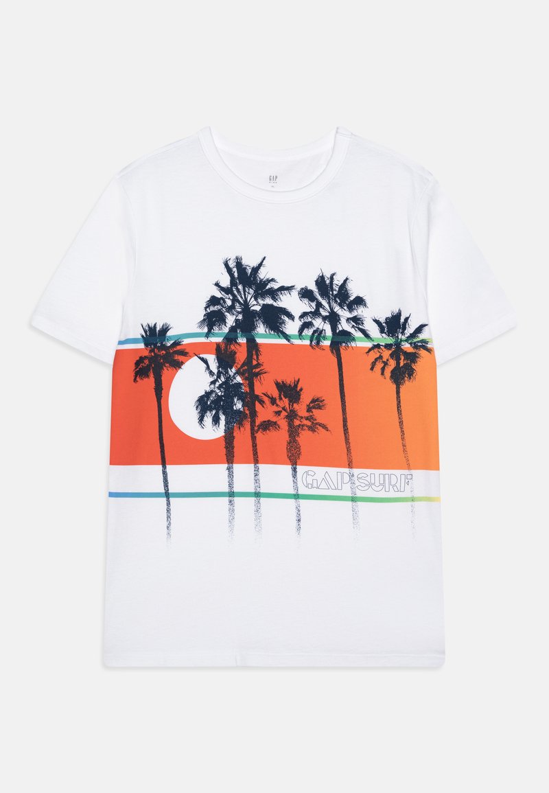GAP VALUE BOYS - T-shirts med print - white