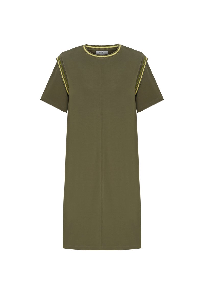 Damen Freizeitkleider | Ipekyol Jerseykleid green/khaki - WB82457 Damen Freizeitkleider | Ipekyol Jerseykleid green/khaki - WB82457