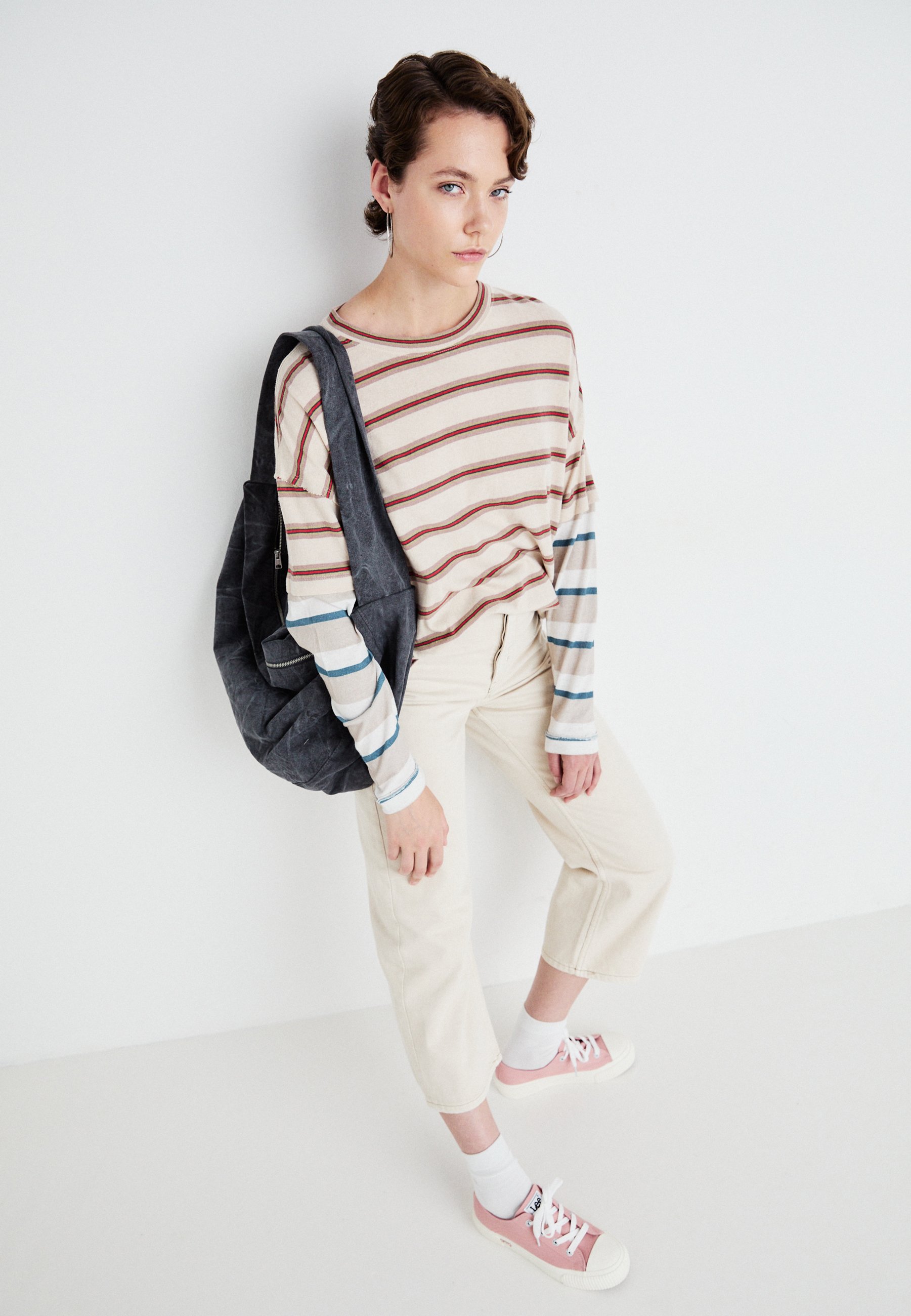 Free People NINA LONG SLEEVE - Langarmshirt - ivory/offwhite
