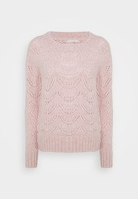 Pieces Stickad tröja - pink