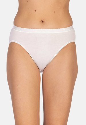 Nina von C., 6ER PACK DAMEN MIDISLIP SLIPBOUTIQUE - Briefs - weiss