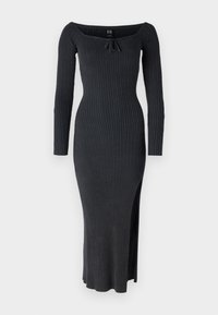 BARDOT - Strikket kjole - black