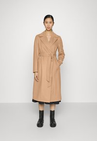 Calvin Klein ESSENTIAL WRAP COAT - Casaco clássico - safari canvas