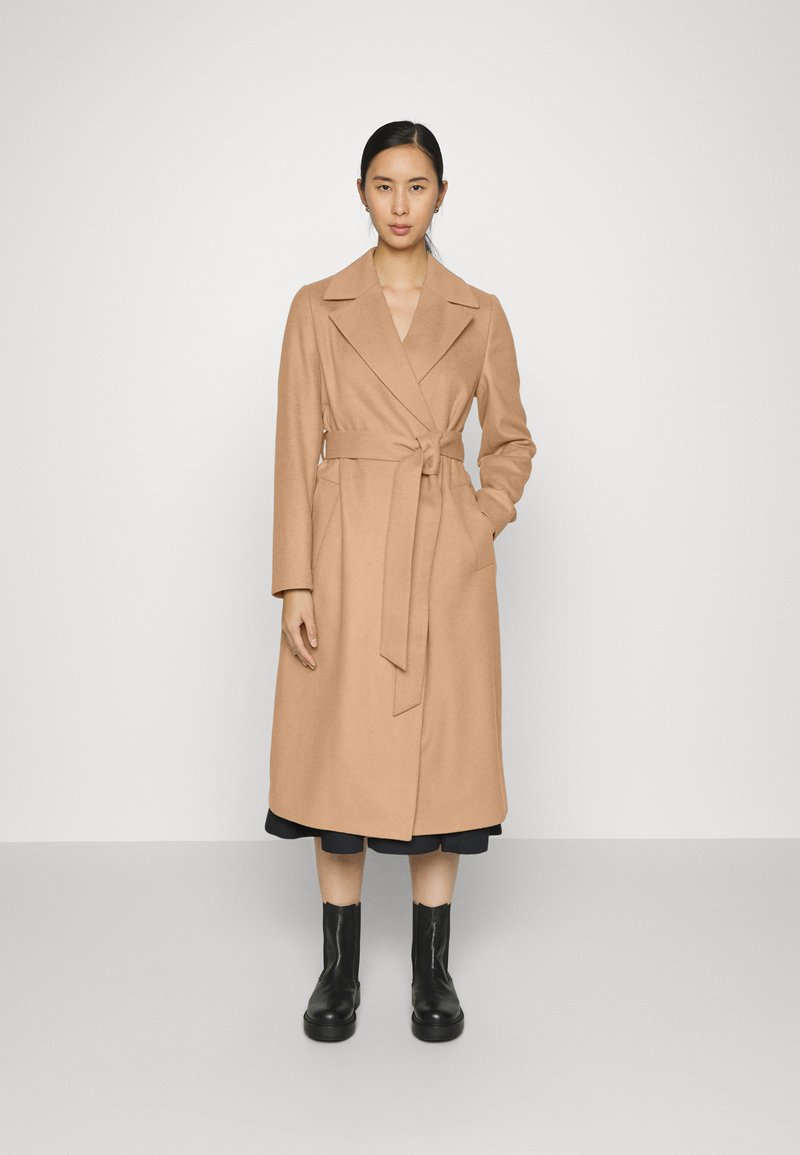Calvin Klein ESSENTIAL WRAP COAT - Casaco clássico - safari canvas
