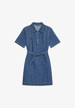 Vero Moda, DENIM DRESS VMLOUISE SHORT DRESS - Denim dress - medium blue denim