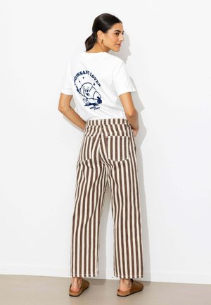 Promod, T-SHIRT MADE IN FRANCE - T-shirt imprimé - ecru
