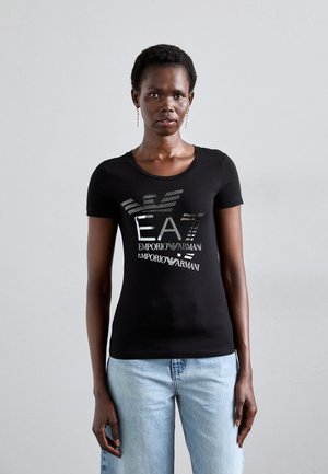 T-shirt imprimé - black