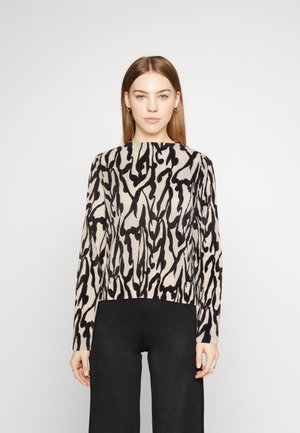 Monki Pikkade varrukatega topp - white dusty light