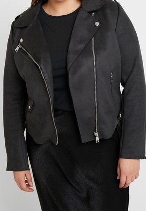 Kunstlederjacke - black