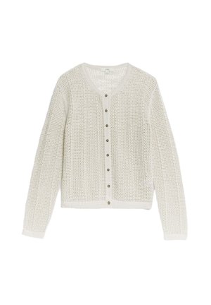 Marks & Spencer RICH OPEN STITCH  - Cardigan - light natural