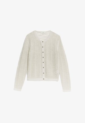 Marks & Spencer RICH OPEN STITCH  - Cardigan - light natural