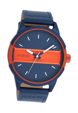 Uhr - blau orange