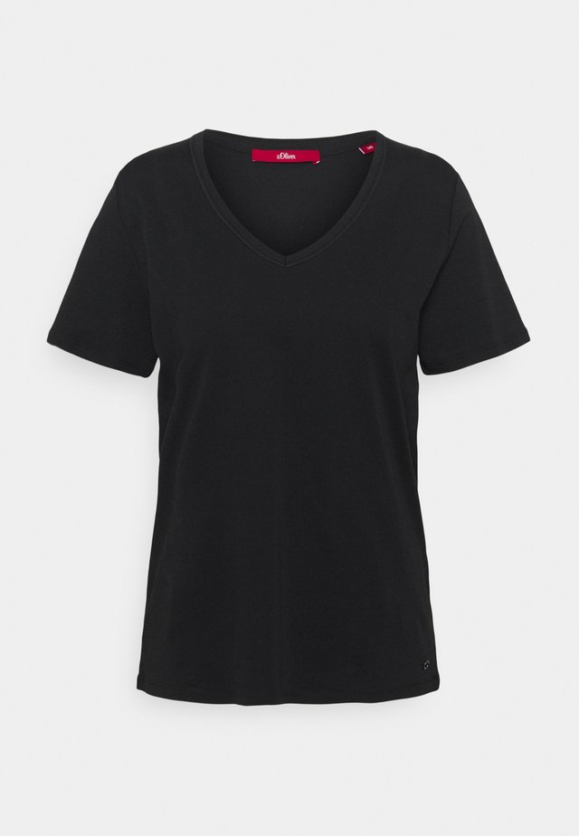 KURZARM - T-Shirt basic - black