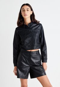 Pepe Jeans - CROPPED  - Jakna od umjetne kože - black Minijatura 1