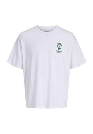 Jack & Jones, T-SHIRT PLUS SIZE T-SHIRT - T-Shirt print - bright white