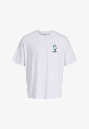 Jack & Jones, T-SHIRT PLUS SIZE T-SHIRT - T-shirt imprimé - bright white