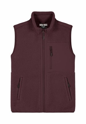 Mira Paris, BASIC UNISEX SLEEVELESS - Mellény - bordeaux