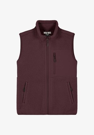 Mira Paris, BASIC UNISEX SLEEVELESS - Vesta - bordeaux
