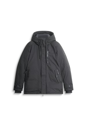 REGULAR FIT IN  WATER PROOF DOBBY FABRIC WITH LOGOED BADGE - Zimska jakna - black