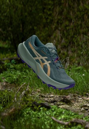 ASICS, TRABUCO 14 - Trail running shoes - foggy teal/radiant amethyst