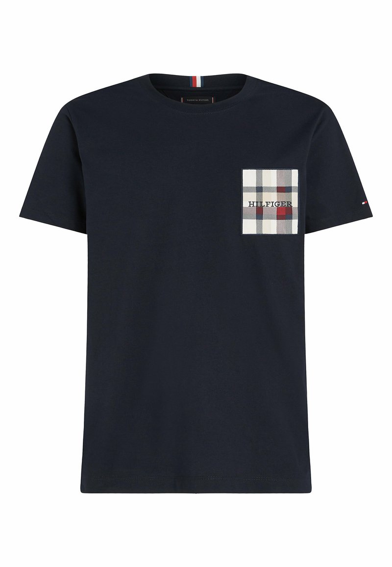 Tommy Hilfiger MONOTYPE PATCH - T-Shirt print - desert sky  