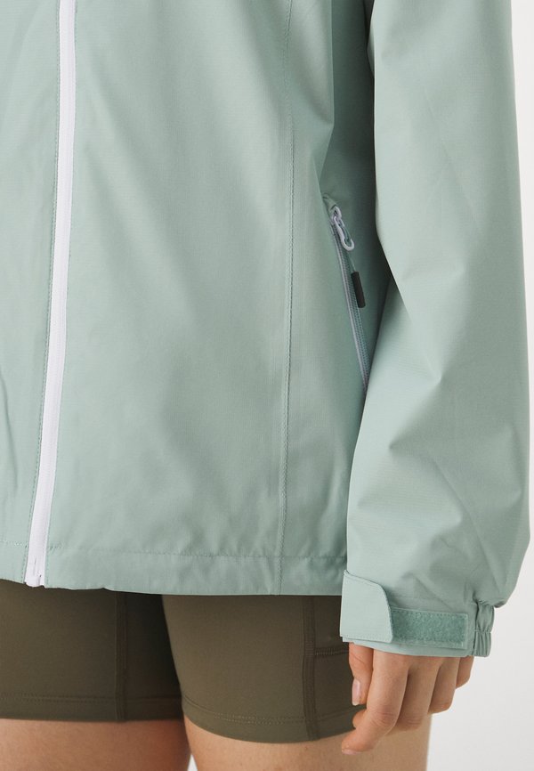 WOMAN JACKET FIX HOOD - Hardshell jacket - jade4