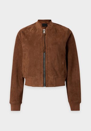 AllSaints, ORTEN - Кожено яке - hot choc brown