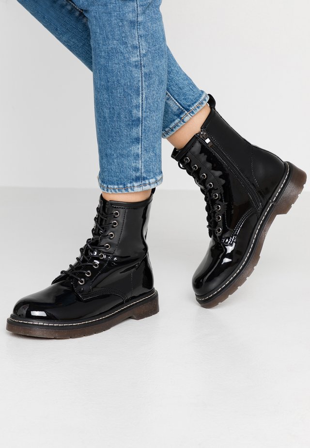 Botines con plataforma - black