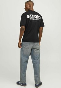 Jack & Jones JORVESTERBRO BACK SS CREW NECK  - Print T-shirt - black