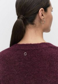 STOCKH LM Monique v-neck sweater - Neule - wine red