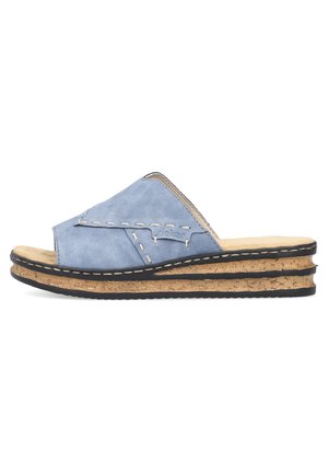 Rieker Mules - blau