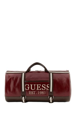 Guess OSLO BEDRUCKTE WEEKENDER-TASCHE - Valigia - bordeaux