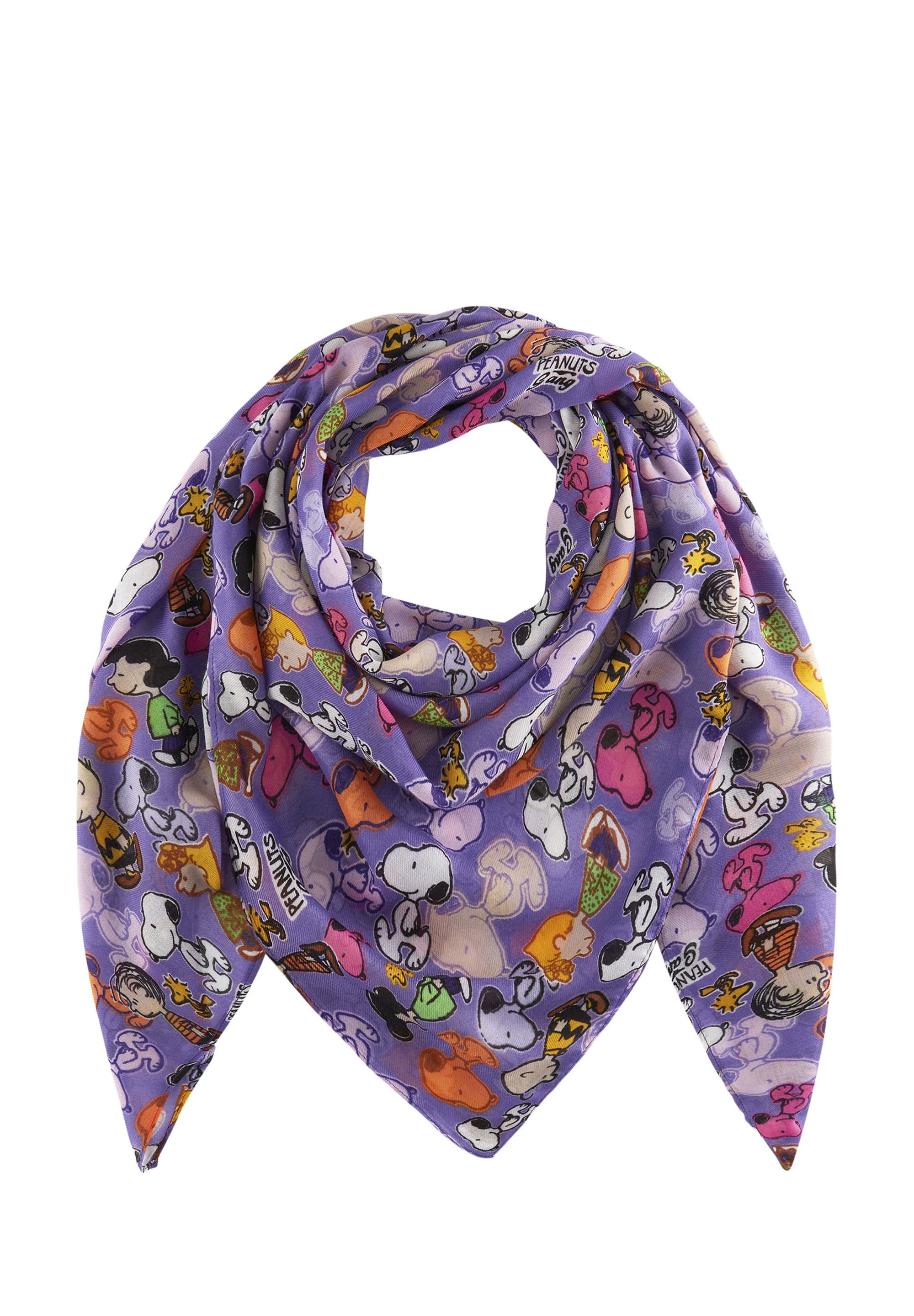 Codello PEANUTS MIT SNOOPY - Scarf - pin/purple - Zalando