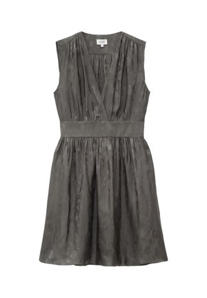 & OTHER STORIES, & OTHER STORIES JACQUARD MINI DRESS - Robe de jour - dark grey