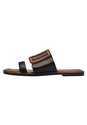 Tamaris Mules - black comb