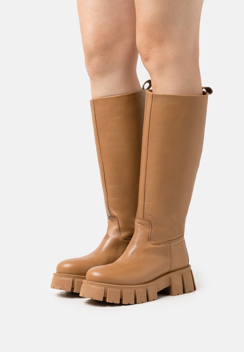 Marc O'Polo LISBET - Platform boots - caramel