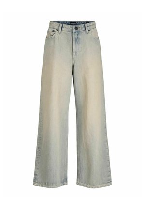 WIDE FIT JJIDAVE JJORIGINAL - Laisvo kirpimo džinsai - blue denim