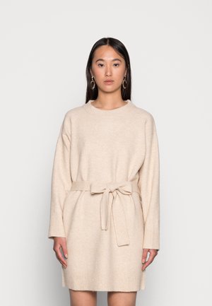 EDITED MARIANA DRESS - Gebreide jurk - beige
