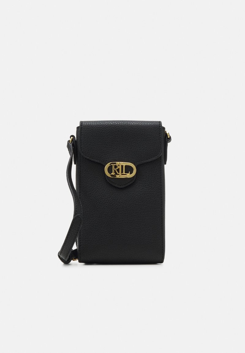 Lauren Ralph Lauren PEBBLED LEATHER PHONE CROSSBODY BAG