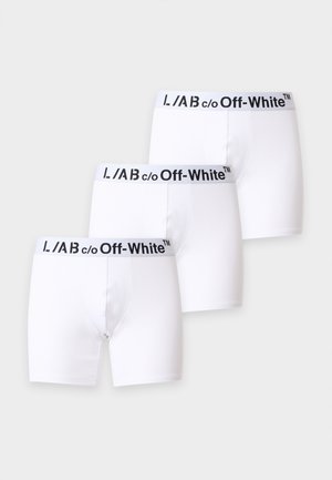 L/AB c/o Off-White, HORIZONTAL BIG LOGO NO FLY 3 PACK - Боксерки - white