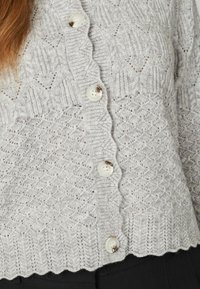 Co'couture POINTELLECC - Kardiganas - pale grey